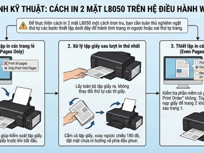 Cách in 2 mặt L8050 thủ công: Hướng dẫn kỹ thuật từ A-Z