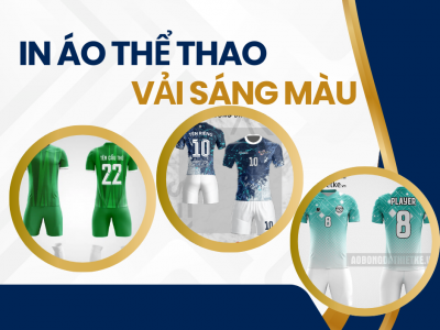 Combo In Áo Thể Thao Vải Sáng Màu