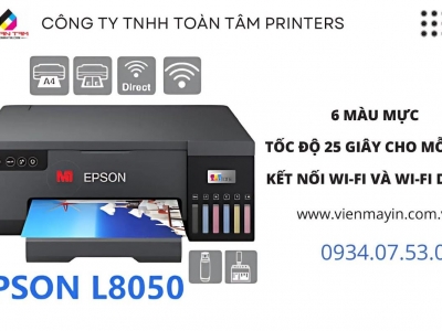 Tốc độ in của Epson L8050: Vũ khí bí mật cho doanh nghiệp nhỏ