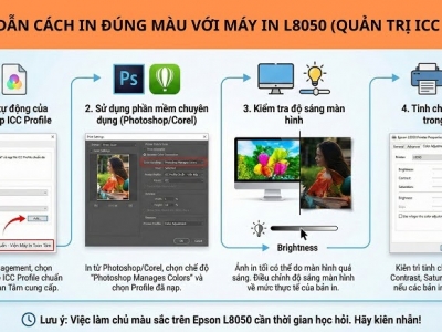 Hướng dẫn kỹ thuật Epson l8050: Cách sử dụng & Sửa lỗi tại nhà