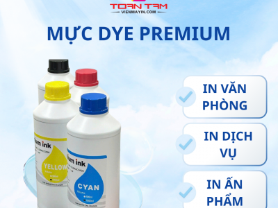 Mực In Dye Premium Cho Epson C5390/S887: Màu Ảnh Siêu Tươi, Giảm Chi Phí Tối Đa