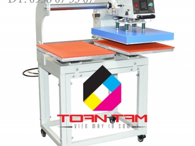 Mua máy ép nhiệt phẳng khí nén 40x60 2 mâm Tại TPHCM - SÀI GÒN