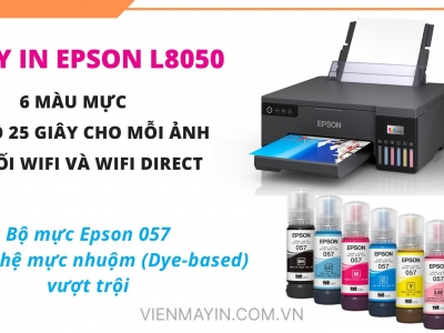 Loại mực phù hợp cho máy in Epson L8050 là gì?