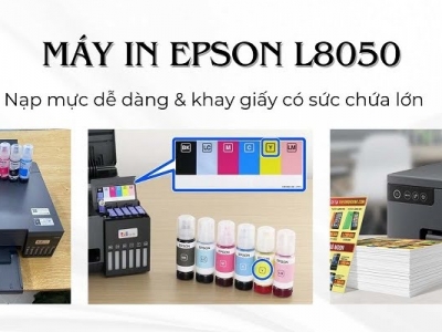 Review máy in Epson L8050: Có bền như lời đồn không? 