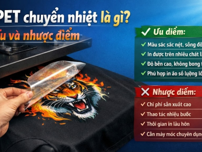 In PET chuyển nhiệt là gì?  Ưu điểm và nhược điểm 2026