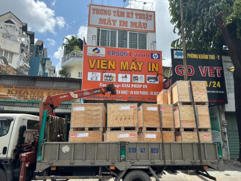 Máy ép Nhiệt Phẳng  60x80 khí nén 2 mâm kéo đầu