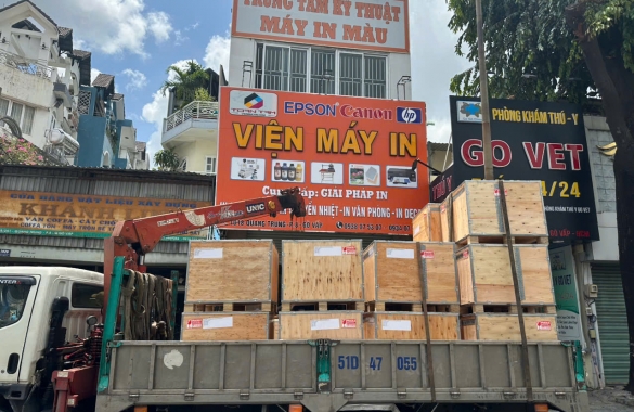 Máy ép Nhiệt Phẳng  60x80 khí nén 2 mâm kéo đầu