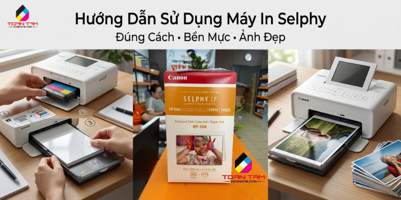 hướng dẫn sử dụng giấy in nhiệt canon RP 108