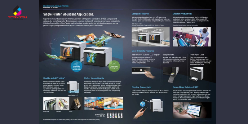 6 đặc điểm nổi bật epson surelab sl-d1030