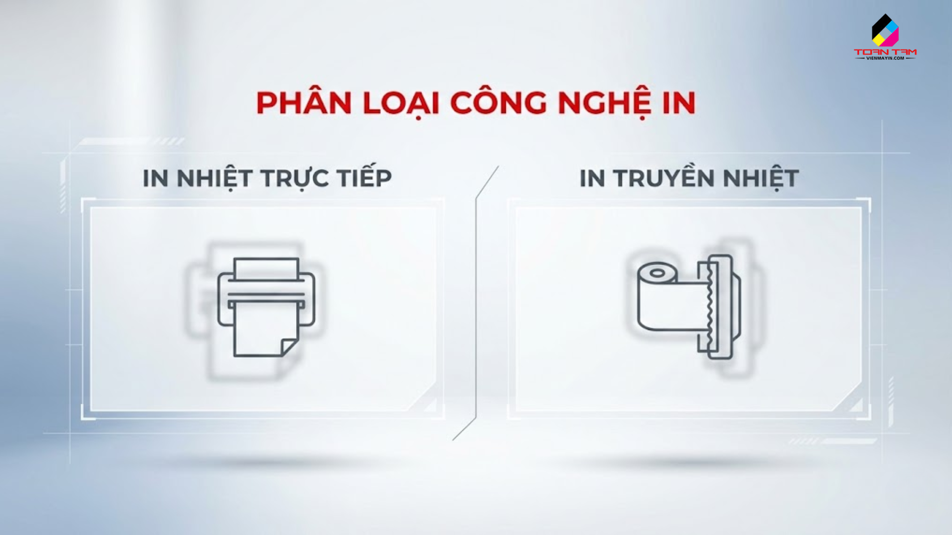 phân loại công nghệ in mã vạch