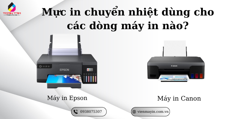 mực in chuyển nhiệt dùng cho máy in nào