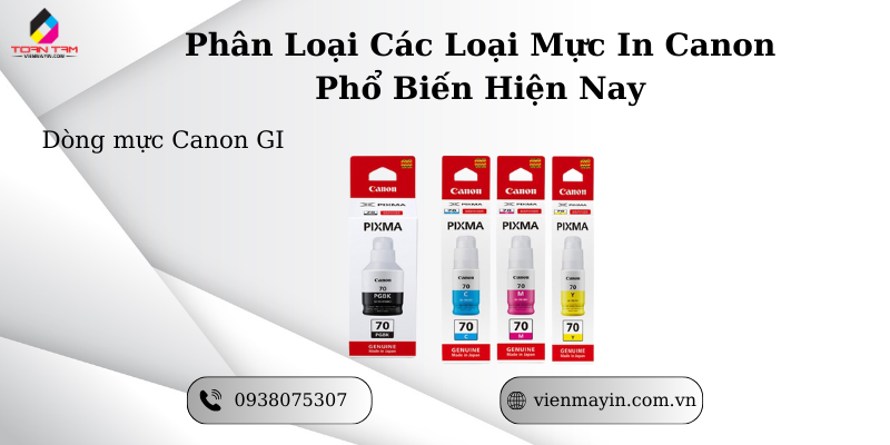 mực in canon gi