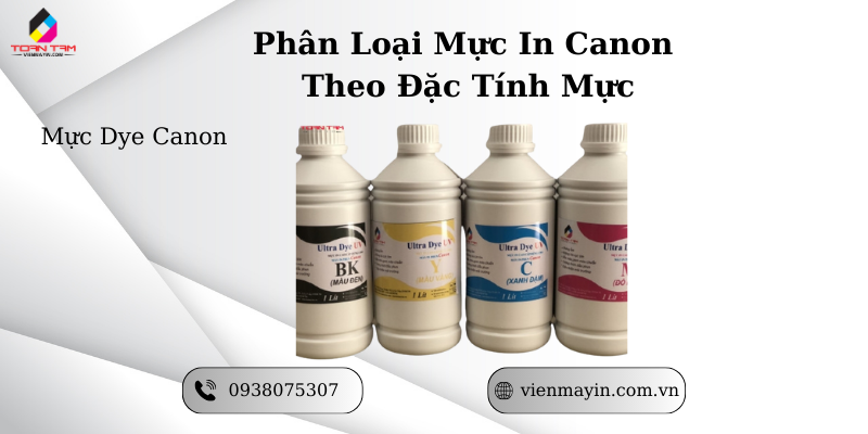 mực in Dye Canon