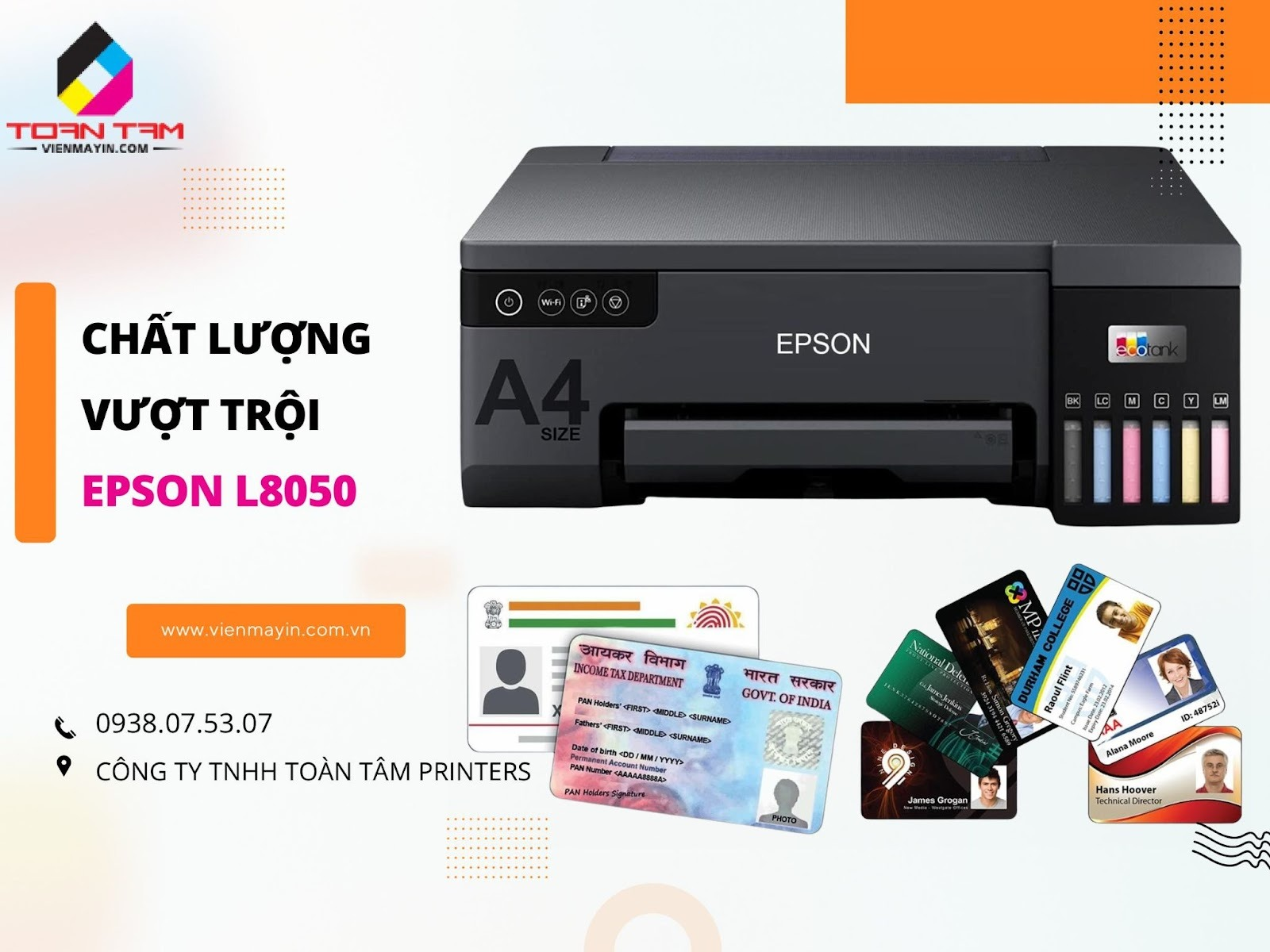 Máy in cho shop hoa chính hãng Toàn Tâm Printers – Đối tác cung cấp máy in Eco-Friendly