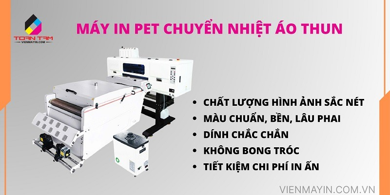 Máy in chuyển nhiệt áo thun - Nâng Tầm Xưởng In Với Công Nghệ PET Hiện Đại