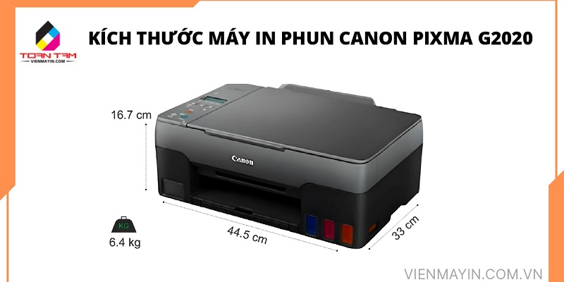 Máy in phun Canon PIXMA G2020 - Tích hợp 3 chức năng, mực năng suất cao, tự thay hộp mực