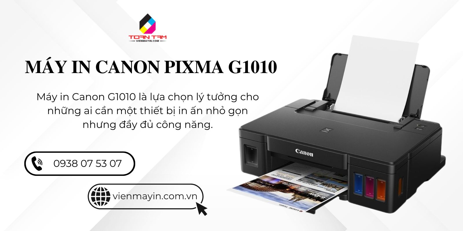 Giới thiệu máy in canon g1010