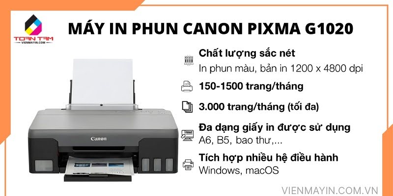 Máy in phun Canon Pixma G1020