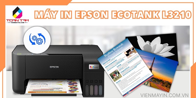 Máy in Epson Ecotank L3210 chính hãng 