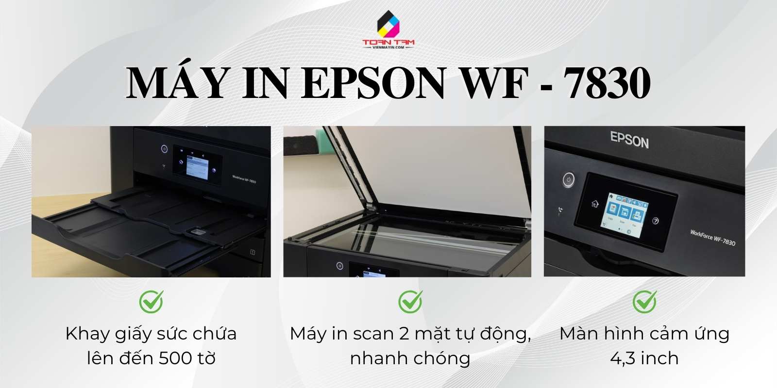 Tính năng Máy in Epson WF-7830