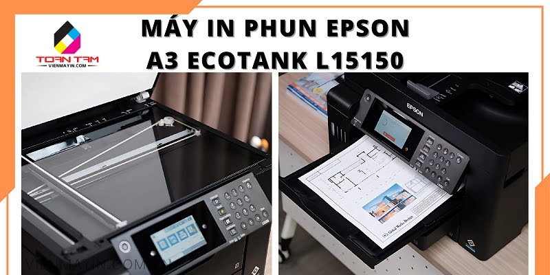 máy in Phun Epson A3 Ecotank L15150 chất lượng 