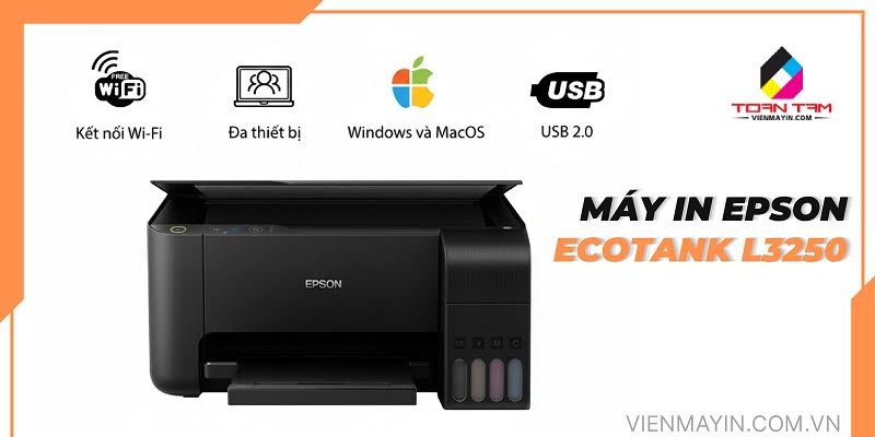 Máy in Epson Ecotank L3250 chính hãng