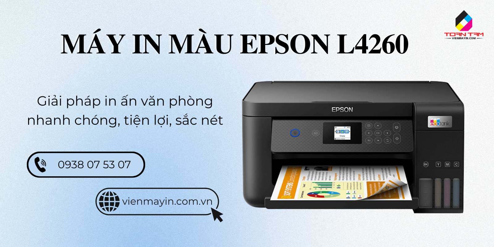 Giới thiệu máy in màu Epson L4260
