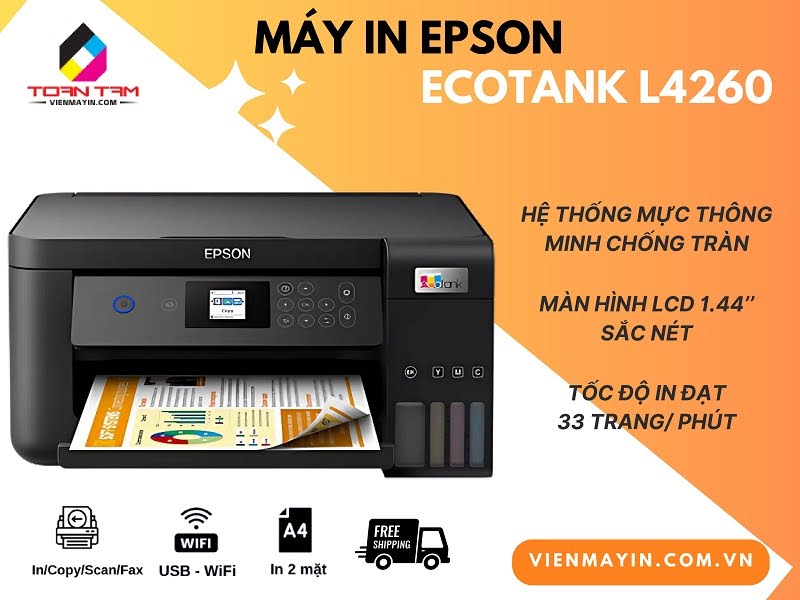 máy in Epson Ecotank L4260