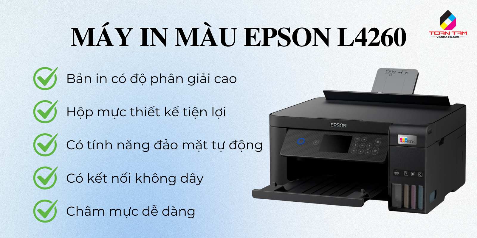 tính năng máy in phun màu Epson L4260