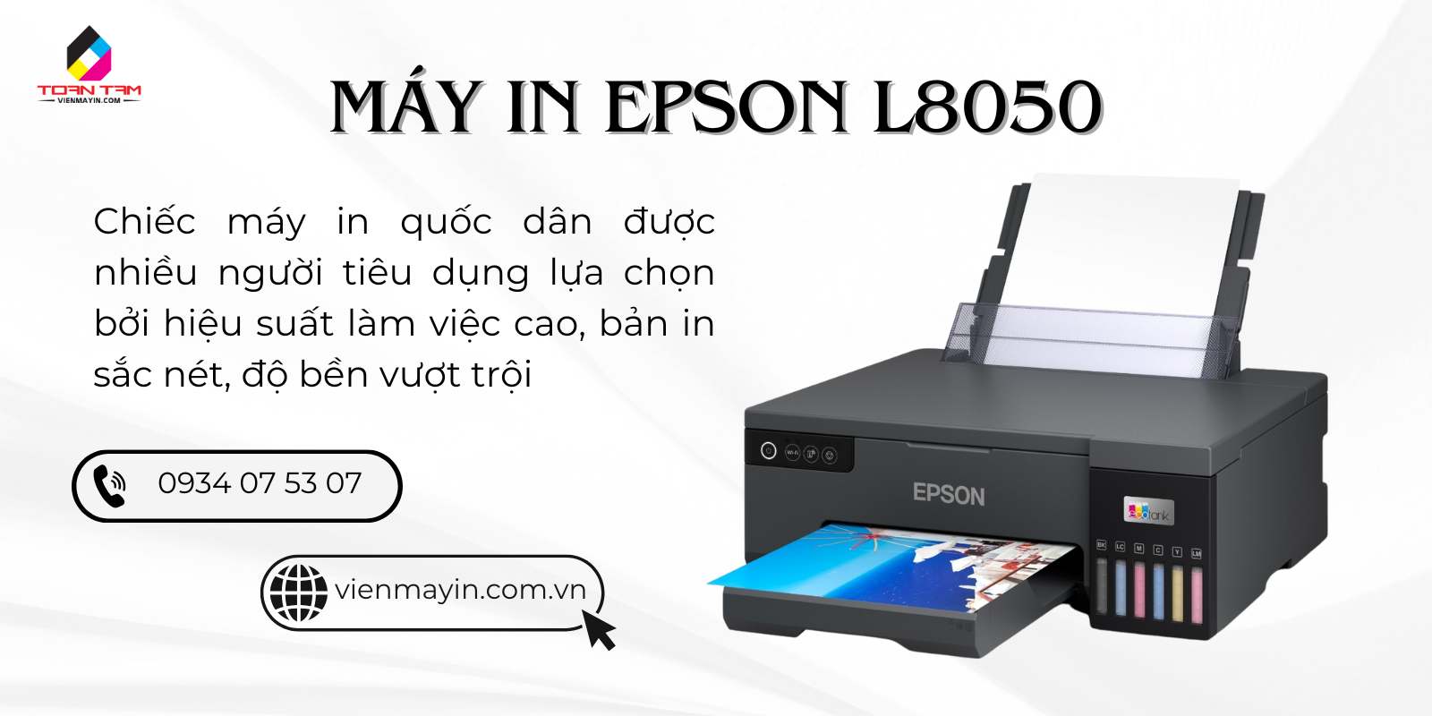 Máy in Epson L8050 chính hãng