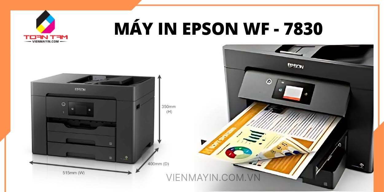 máy in Epson A3 Epson Workforce WF-7830DTWF chất lượng 