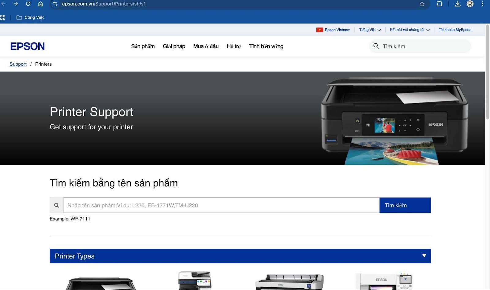 cài Driver cho Epson L8050
