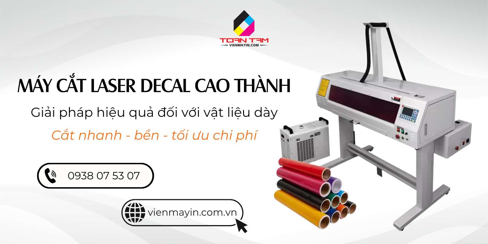 Máy cắt decal cao thành mẫu mới