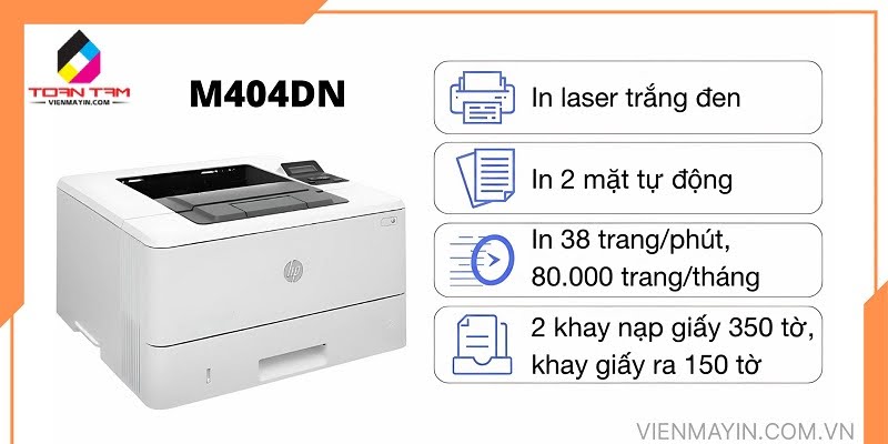 Máy in Hp Laserjet Pro M404Dn