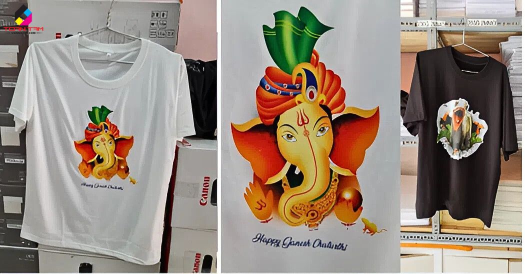 quy trình in pet lên áo