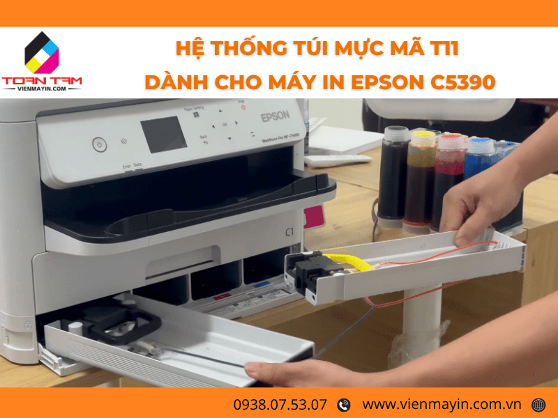 Vệ sinh chân chip định kỳ giúp mực máy in epson c5390 luôn được máy nhận diện ổn định.