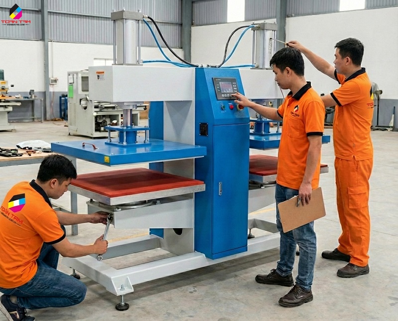 dịch vụ sửa chữa máy ép nhiệt