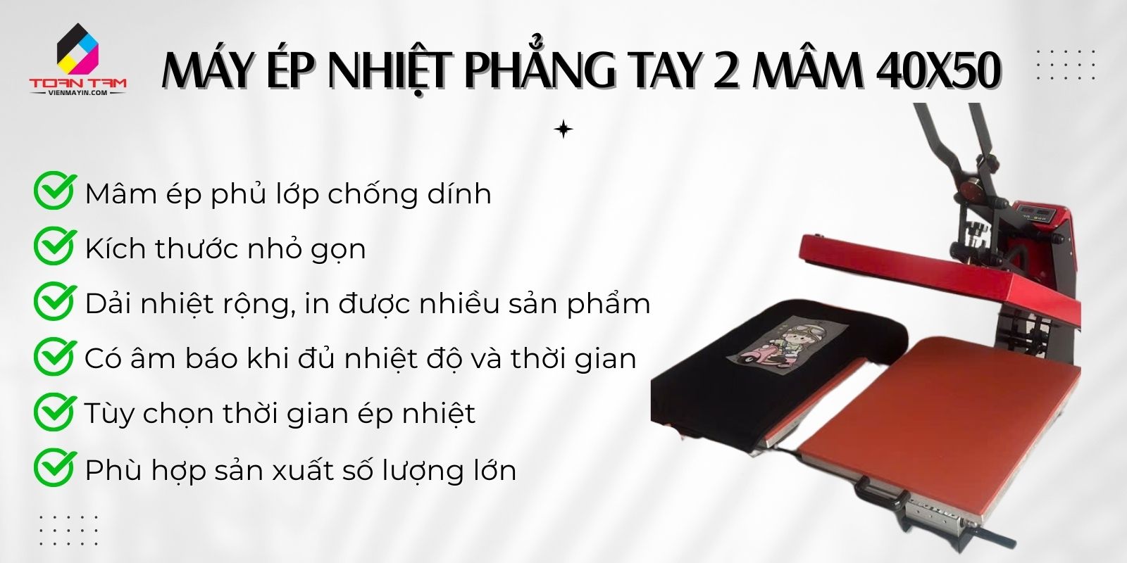 máy ép chuyển nhiệt tên vải