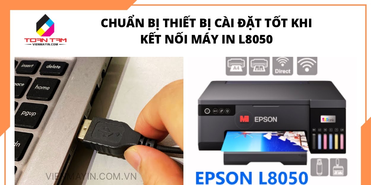 Kết nối wifi Epson L8050 chất lượng