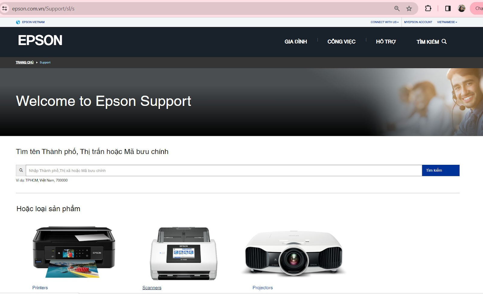 Kết nối wifi Epson L8050 chính hãng