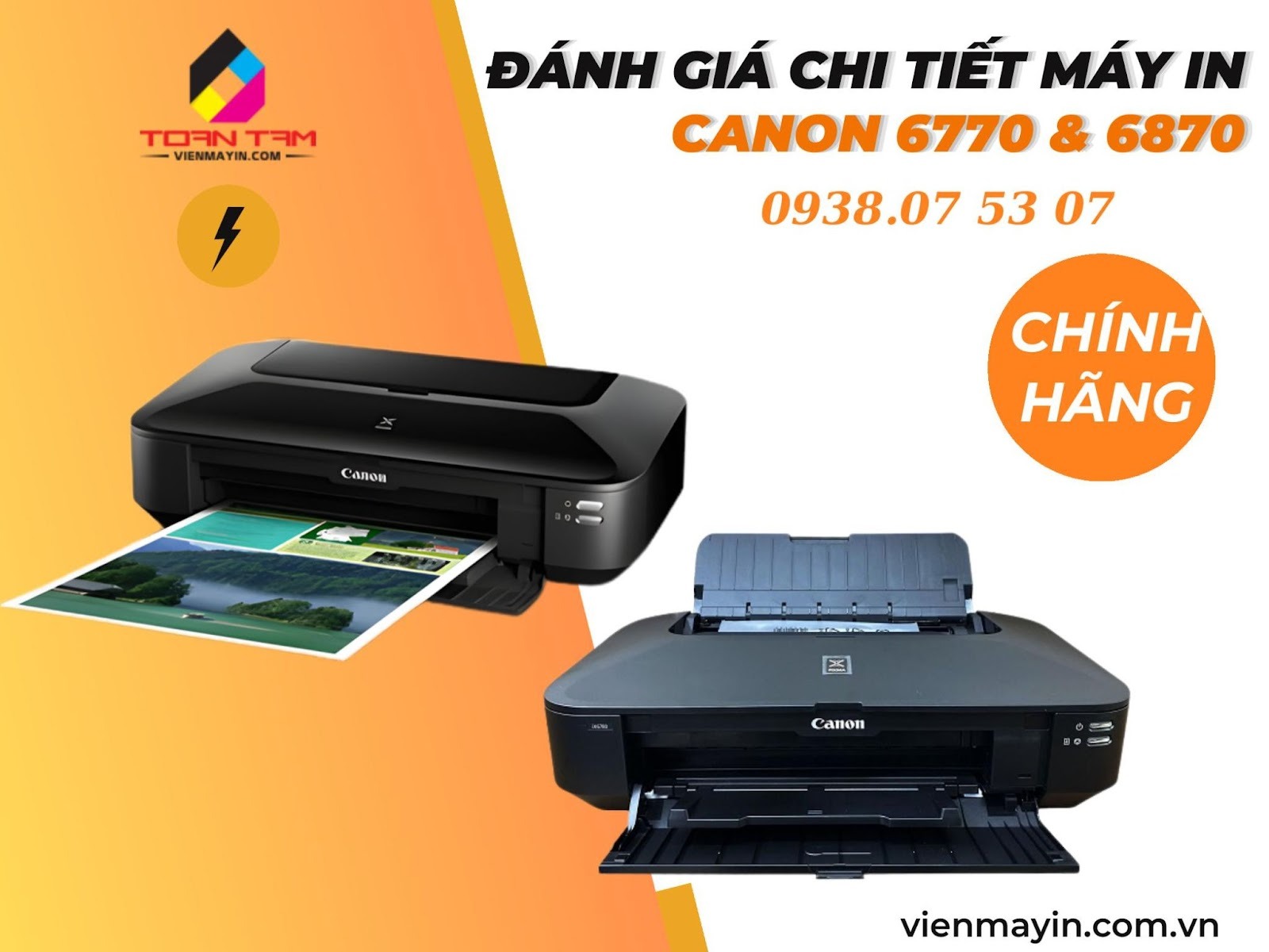 So sánh tính năng 2 dòng máy in phun Canon phổ biến - Canon 6770 & 6870