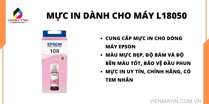 mực in dành cho máy L18050 chất lượng