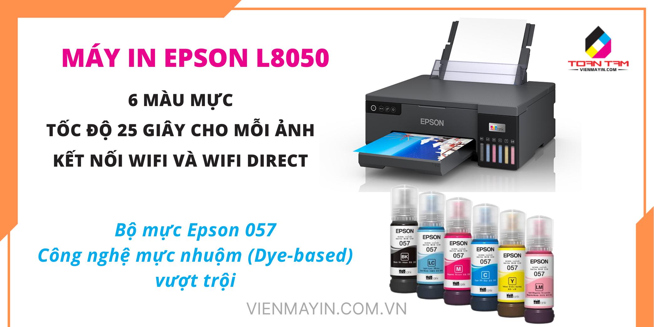 Các loại mực in Epson L8050