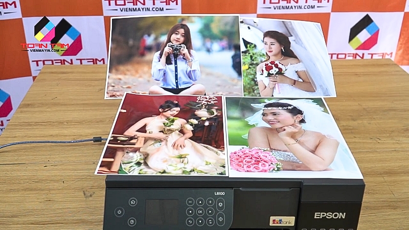 máy Epson L8100 in chuyển nhiệt