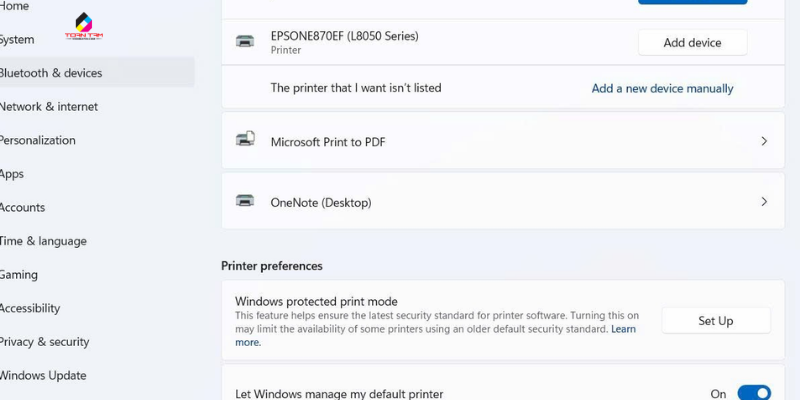  Chia sẻ máy in từ Máy chủ 