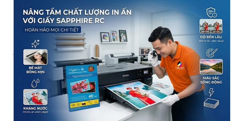 5 ưu điểm giấy in ảnh sapphire