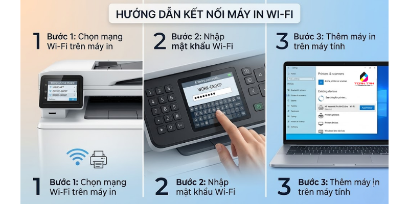 Hướng dẫn kết nối qua mạng wifi