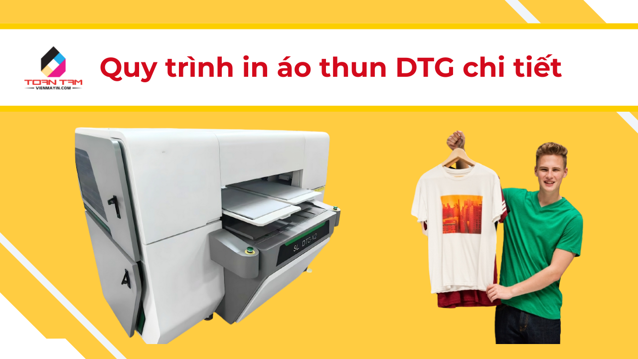 quy trình in áo thun dtg