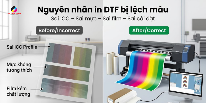 nguyên nhân icc profile lệch màu