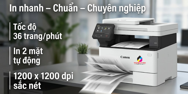 hiệu năng máy in canon mf461dw